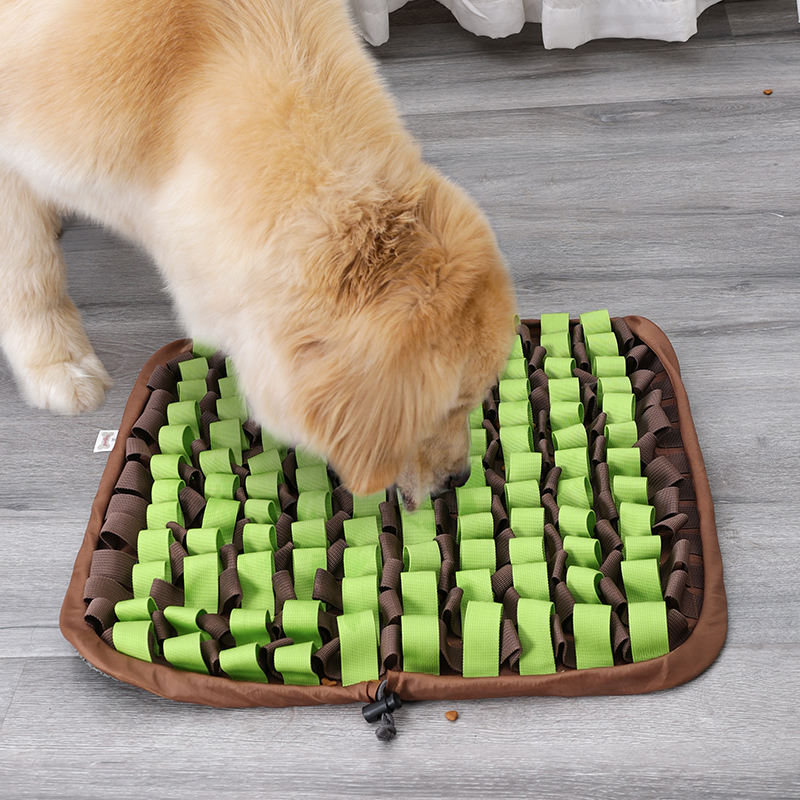 Zelpawx Enrichment Snuffle Mat - Slow Feeder & Brain Training Game